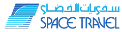 Space travel logo